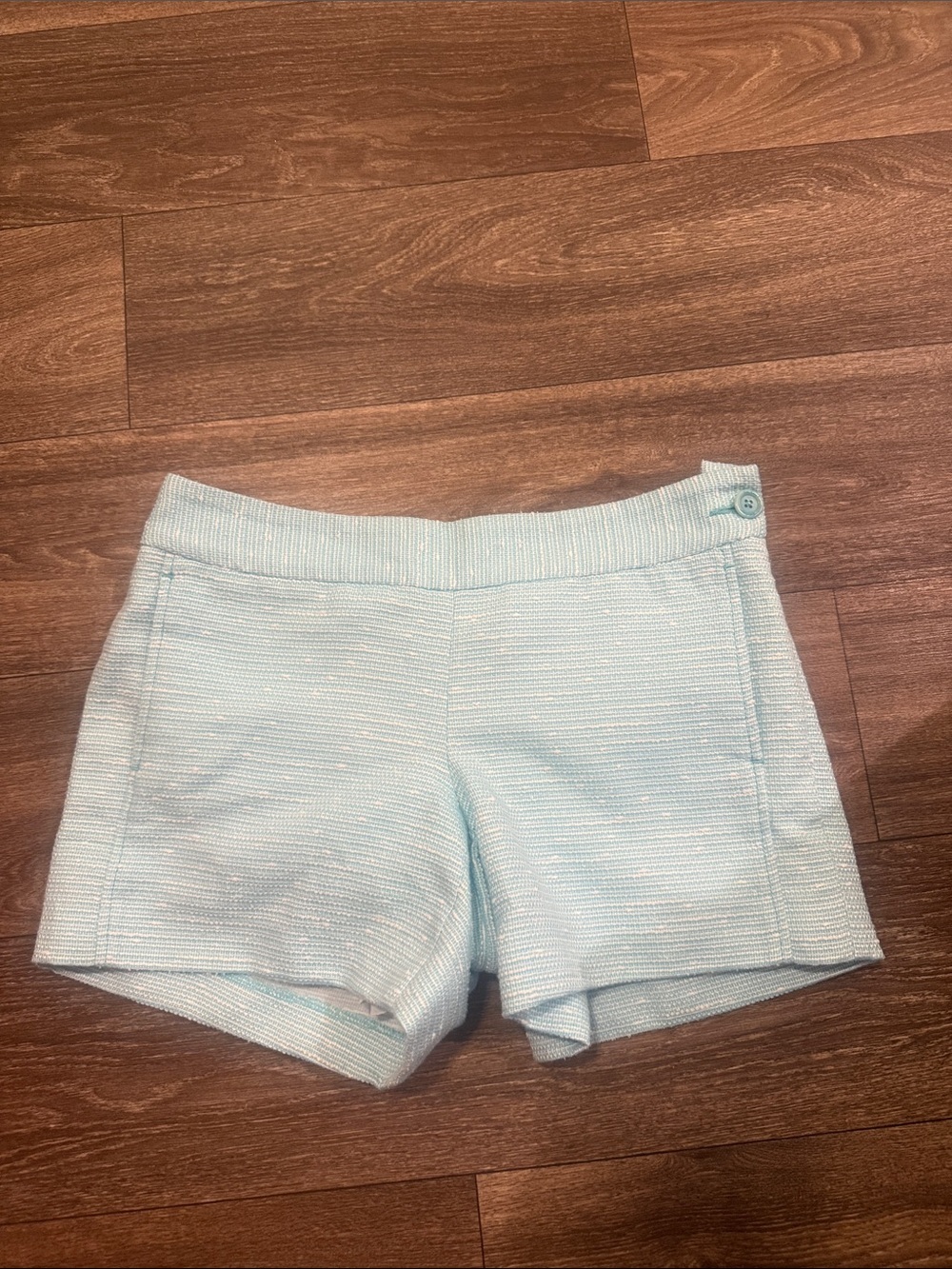 Lilly Pulitzer Pale Blue High-Waist Knit Shorts